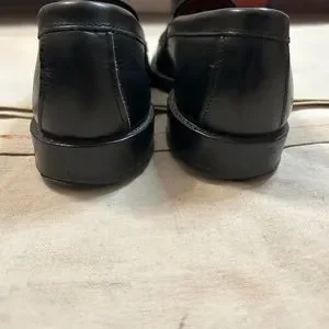 Allen Edmonds Patriot Loafer in Black Size 9.5 B Allen Edmonds Patriot Penny Loafers Black Shell Cordovan  main image 2